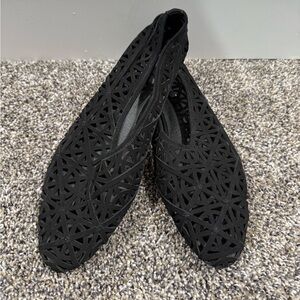 Jeffrey Campbell Intricate Black Loafers